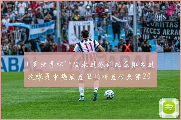 C罗世界杯18场未进球创纪录排名进攻球员中垫底后卫门将后位列第20