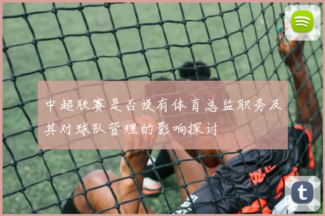 中超联赛是否设有体育总监职务及其对球队管理的影响探讨